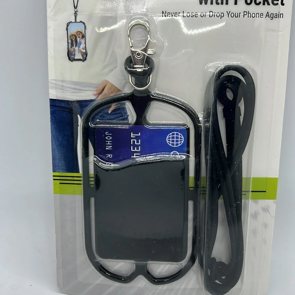 Universal Phone Lanyard with Pocket NEW NWT